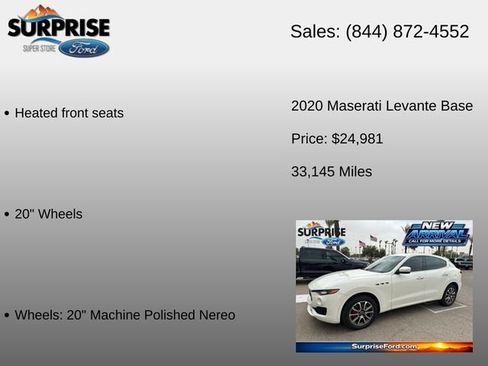 Used 2020 Maserati Levante AWD/4WD image 18