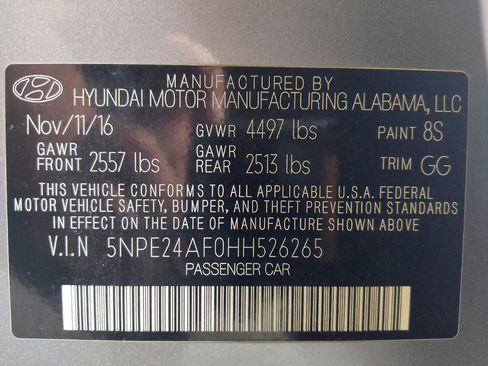 Used 2017 Hyundai Sonata SE FWD image 33