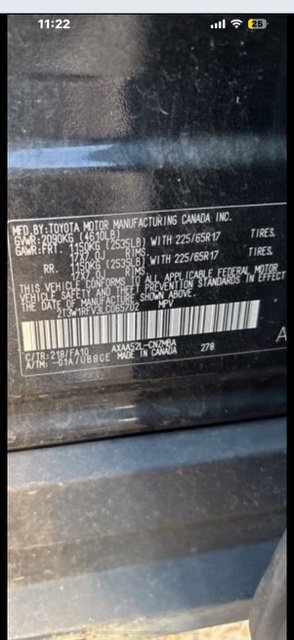 Used 2020 Toyota RAV4 XLE w/ Convenience Package FWD image 12