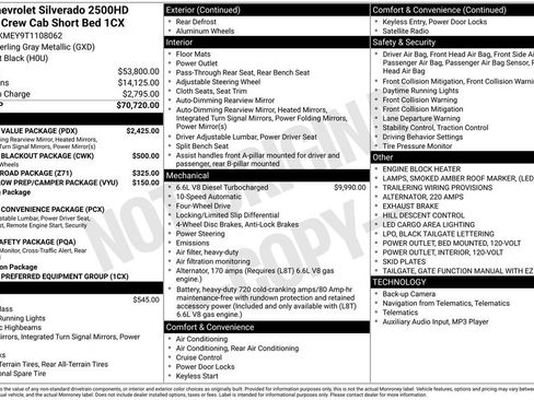 New 2026 Chevrolet Silverado 2500 Custom w/ Custom Value Package image 4