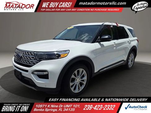 Used 2021 Ford Explorer Limited w/ Equipment Group 301A RWD image 1