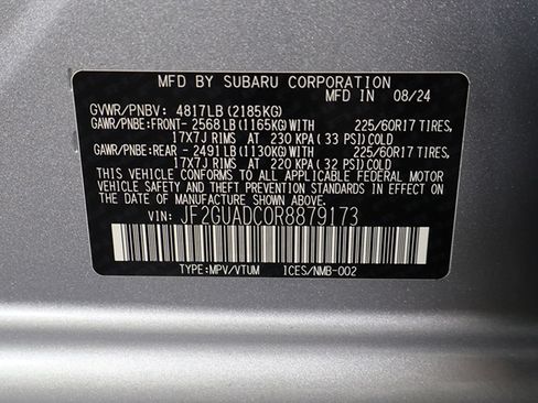 Used 2024 Subaru Crosstrek 2.0i Premium AWD/4WD image 41