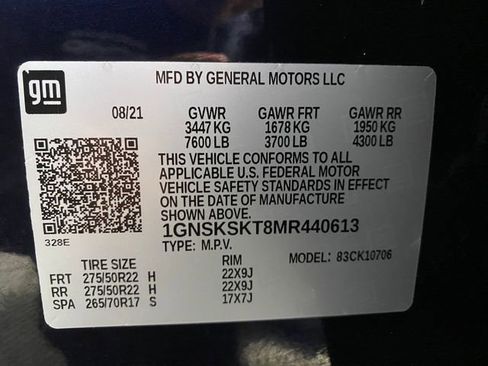 Certified 2021 Chevrolet Tahoe Premier w/ Premium Package image 31