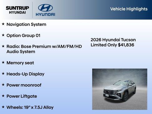 New 2026 Hyundai Tucson Limited AWD/4WD image 7
