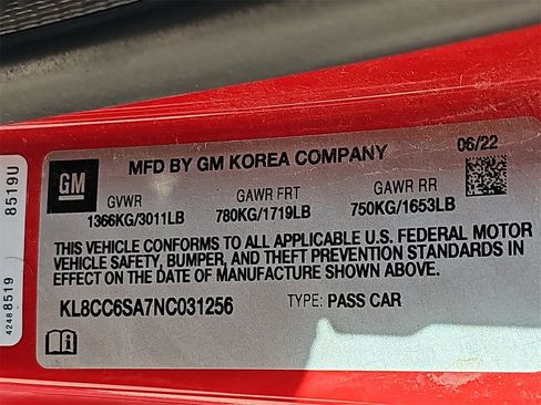 Used 2022 Chevrolet Spark LT image 35