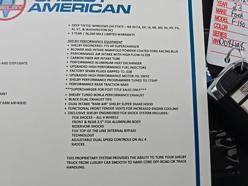 Used 2023 Ford F150 Lariat w/ Equipment Group 502A High image 82