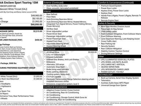 New 2026 Buick Enclave Sport Touring w/ Power Package image 53
