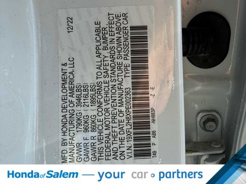 Used 2023 Honda Civic Sport image 21