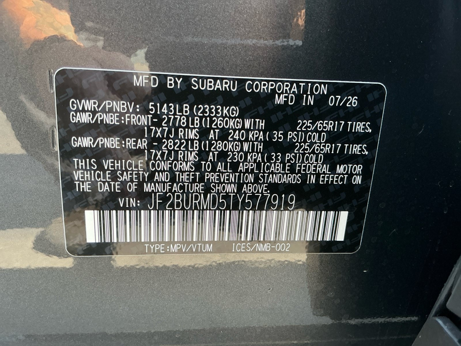 New 2026 Subaru Outback Wilderness AWD/4WD image 16