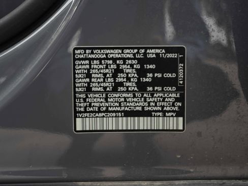 Used 2023 Volkswagen Atlas Cross Sport SEL Premium R-Line AWD/4WD image 45