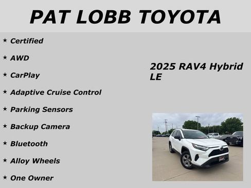 Certified 2025 Toyota RAV4 LE image 16