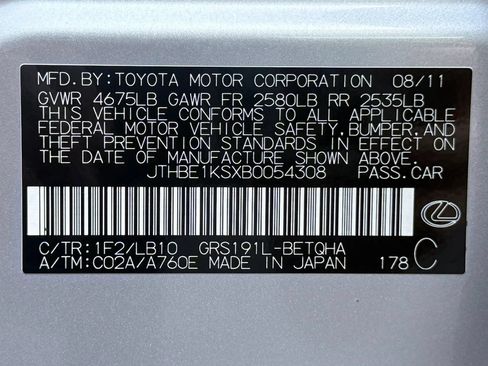 Used 2011 Lexus GS 350 w/ Luxury Value Edition RWD image 62