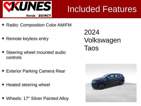 Used 2024 Volkswagen Taos S FWD image 2