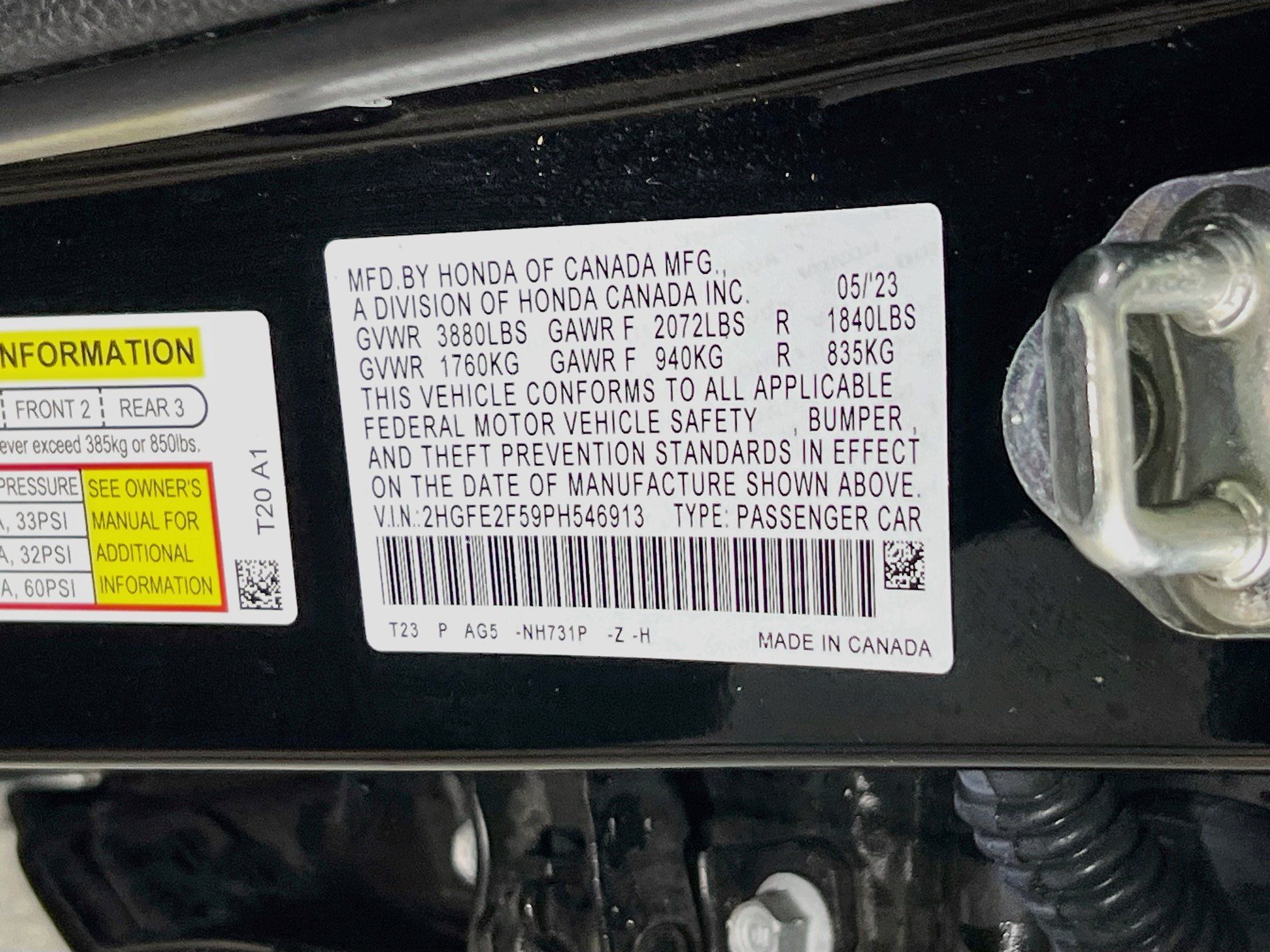 Used 2023 Honda Civic Sport image 29
