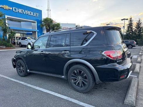 Used 2017 Nissan Armada Platinum w/ Captain Seat Package AWD/4WD image 2