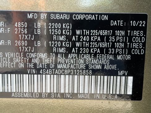 Used 2023 Subaru Outback Premium AWD/4WD image 29
