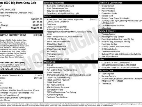Used 2022 RAM 1500 Big Horn AWD/4WD image 3