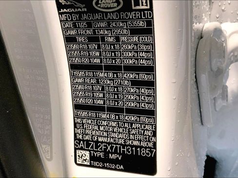 New 2026 Land Rover Range Rover Evoque Dynamic SE image 18