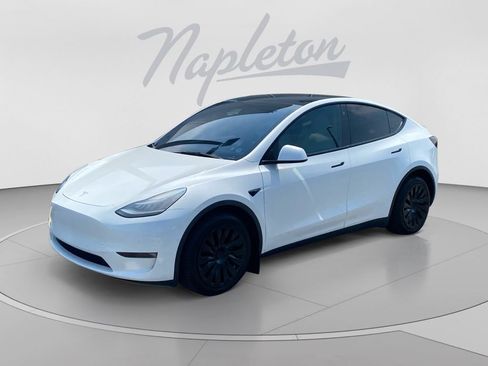 Used 2021 Tesla Model Y Long Range AWD/4WD image 1