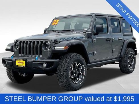 New 2023 Jeep Wrangler Unlimited Rubicon 4xe w/ Steel Bumper Group AWD/4WD image 2