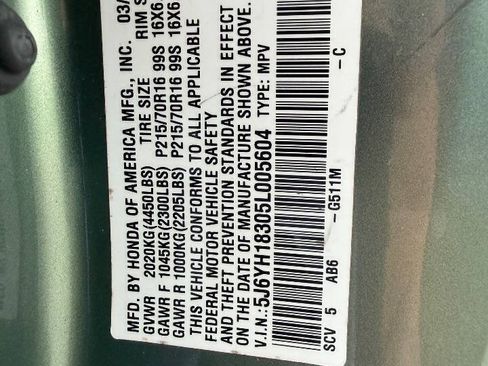 Used 2005 Honda Element LX image 21