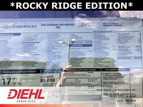 New 2026 Chevrolet Silverado 1500 RST AWD/4WD image 17