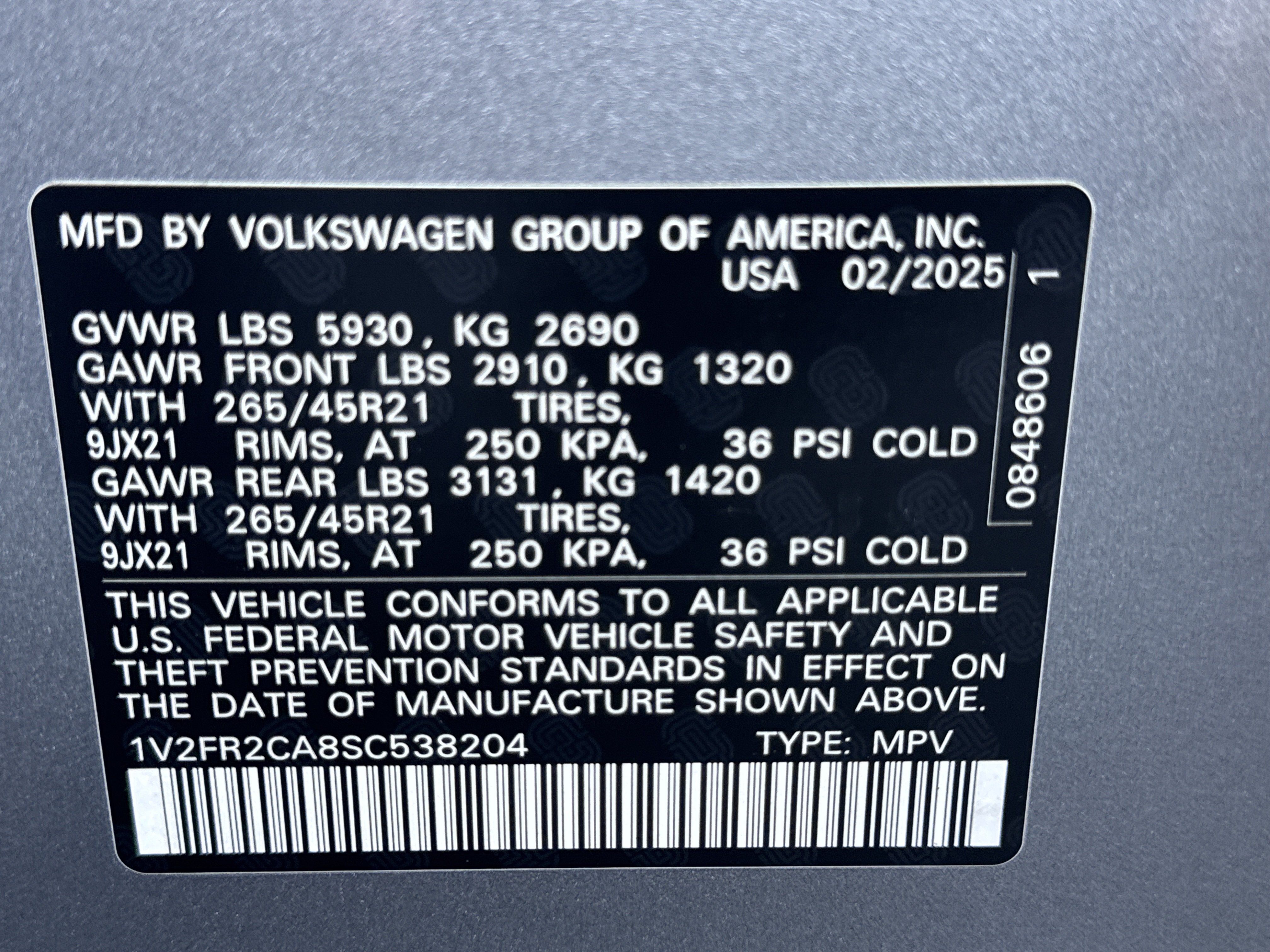 Used 2025 Volkswagen Atlas SEL Premium R-Line AWD/4WD image 36