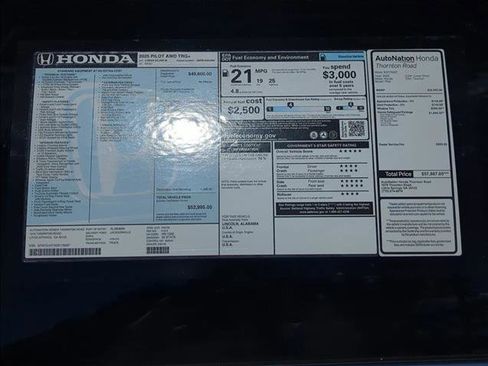 New 2025 Honda Pilot Touring image 23