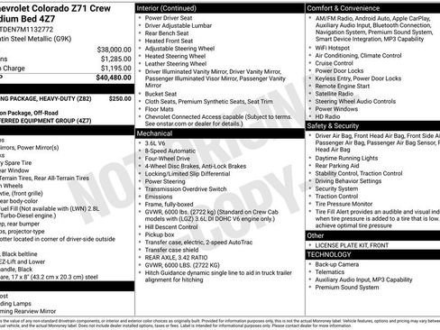 Used 2021 Chevrolet Colorado Z71 image 36