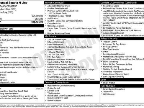 New 2026 Hyundai Sonata N Line image 40