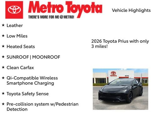 Used 2026 Toyota Prius Plug-In Hybrid FWD image 8