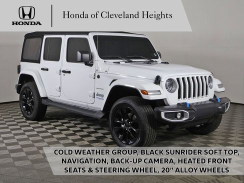 Used 2022 Jeep Wrangler Unlimited Sahara w/ Cold Weather Group AWD/4WD image 1
