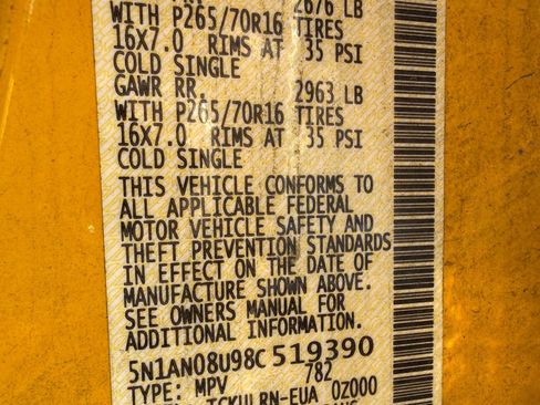 Used 2008 Nissan Xterra S image 7