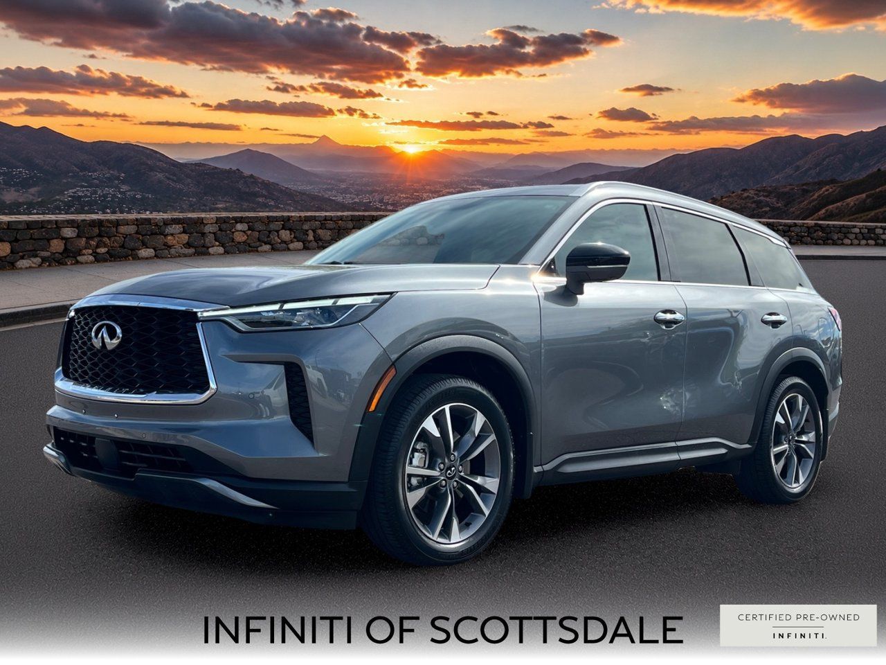 Certified 2022 INFINITI QX60 Luxe w/ Vision Package AWD/4WD image 1