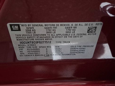 Used 2015 Chevrolet Silverado 1500 High Country w/ High Country Premium Package AWD/4WD image 25