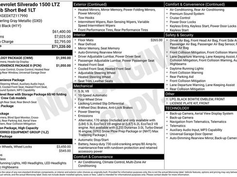 Certified 2026 Chevrolet Silverado 1500 LTZ w/ Technology Package AWD/4WD image 2