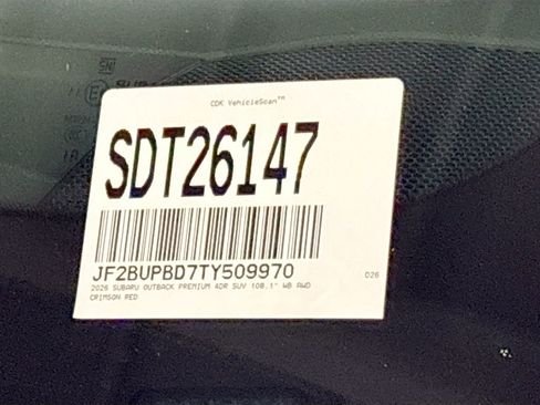 New 2026 Subaru Outback Premium AWD/4WD image 26