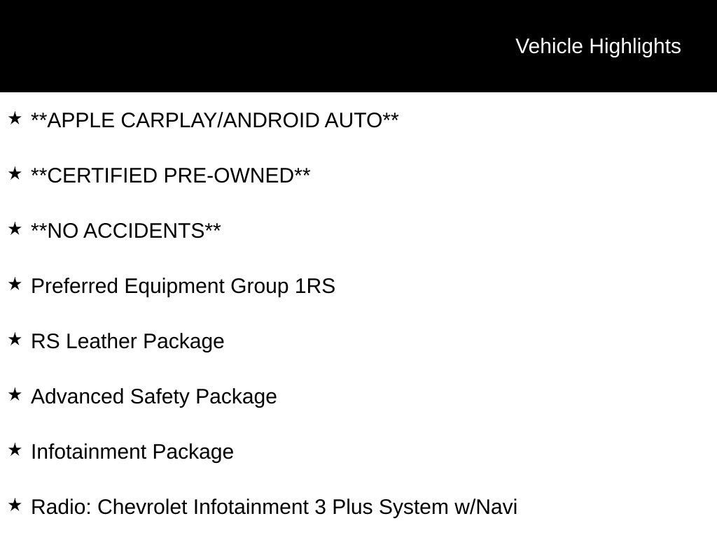 Used 2022 Chevrolet Equinox RS w/ RS Leather Package AWD/4WD image 11