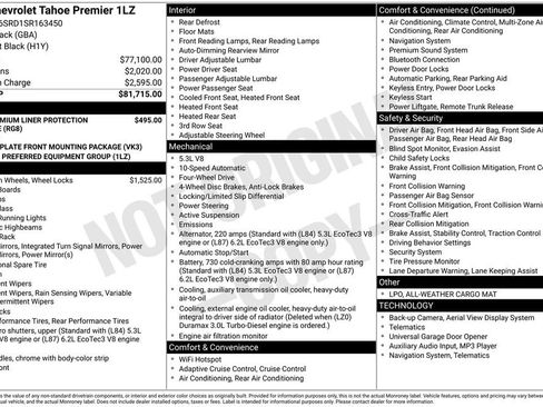 Used 2025 Chevrolet Tahoe Premier image 39