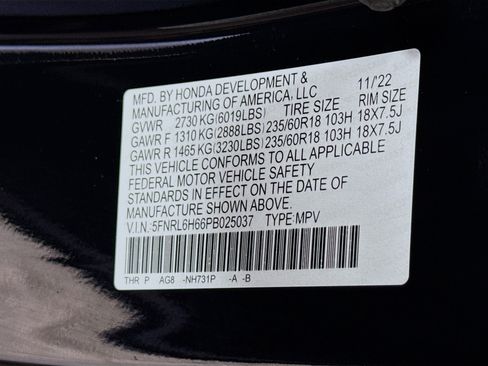 Used 2023 Honda Odyssey EX-L image 38