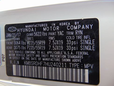 Used 2017 Hyundai Santa Fe Limited AWD/4WD image 28