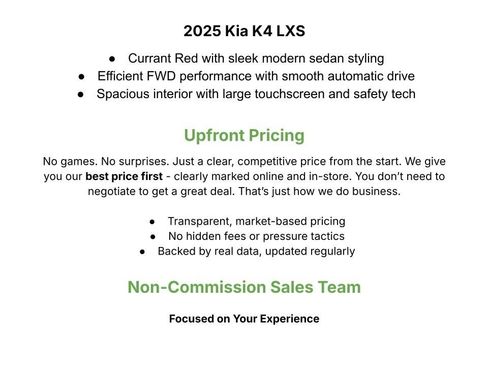 Used 2025 Kia K4 FWD image 3