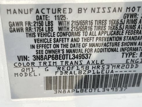 New 2026 Nissan Kicks S image 15