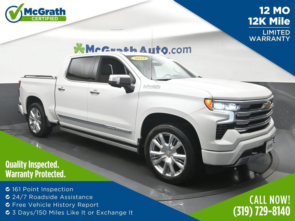 Used 2024 Chevrolet Silverado 1500 High Country w/ High Country Premium Package AWD/4WD image 1