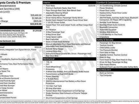 Used 2014 Toyota Corolla S Premium w/ Driver Convenience Package FWD image 25