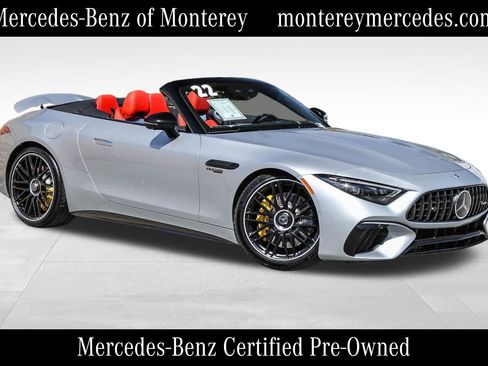Certified 2022 Mercedes-Benz SL 55 AMG 4MATIC image 1