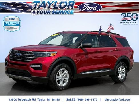 Certified 2023 Ford Explorer XLT w/ Equipment Group 202A AWD/4WD image 1