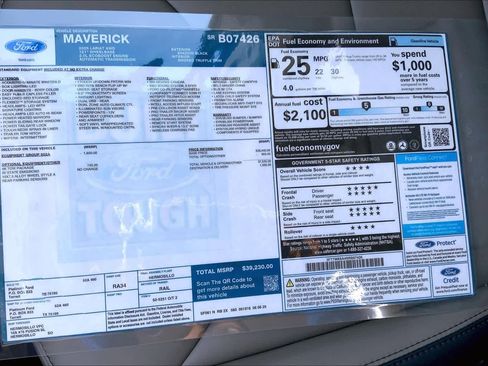 New 2025 Ford Maverick Lariat w/ 4K Tow Package image 19