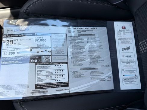 New 2026 MAZDA CX-50 2.5 Hybrid w/ Weather Package AWD/4WD image 32