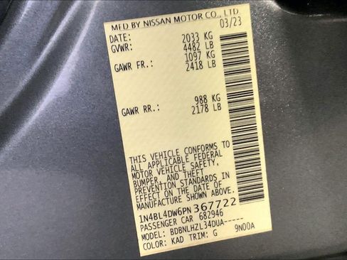 Used 2023 Nissan Altima 2.5 SV AWD/4WD image 31